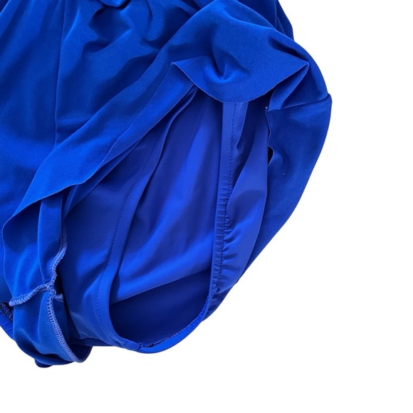 Women’s One Piece Blue Swimsuit Size Large - Picture 3 of 8